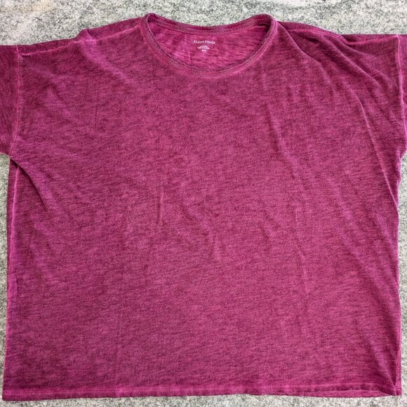 Eileen Fisher Organic Cotton T-Shirt - Picture 2 of 5